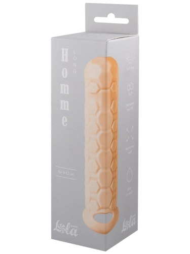 Prodlužovací návlek na penis Homme Long Flesh, pro 9 – 12 cm