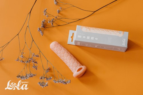 Prodlužovací návlek na penis Homme Long Flesh, pro 9 – 12 cm