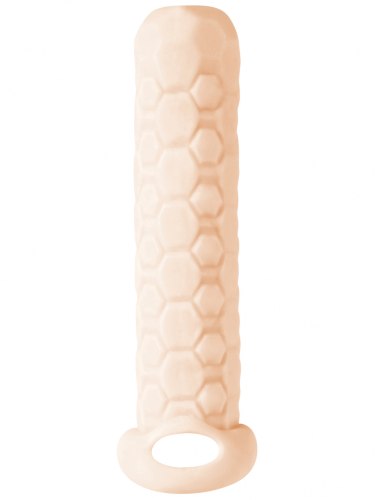 Prodlužovací návlek na penis Homme Long Flesh, pro 9 – 12 cm