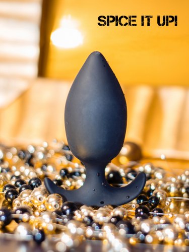 Anální kolík s vnitřní kuličkou Spice It Up! Insatiable Black