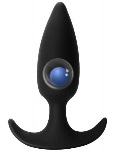 Anální kolík s vnitřní kuličkou Spice It Up! Delight Black