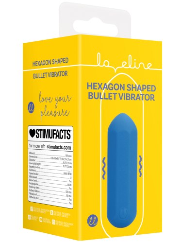 Mini vibrátor Loveline Hexagon