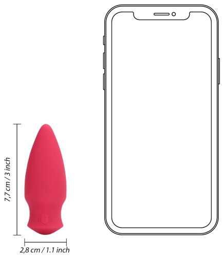 Mini vibrátor Loveline Cone