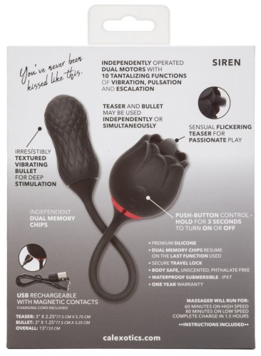 Oboustranný stimulátor pro ženy French Kiss Elite Siren