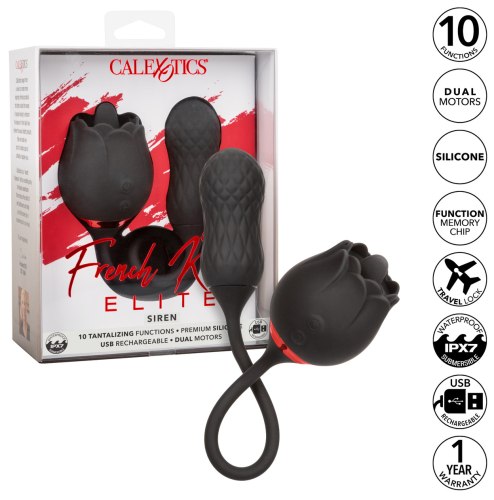 Oboustranný stimulátor pro ženy French Kiss Elite Siren