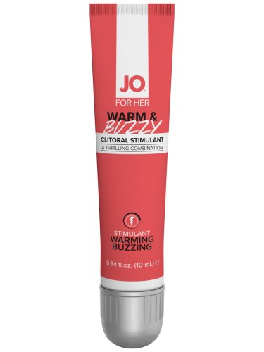 Hřejivý stimulační gel na klitoris System JO Warm & Buzzy, 10 ml