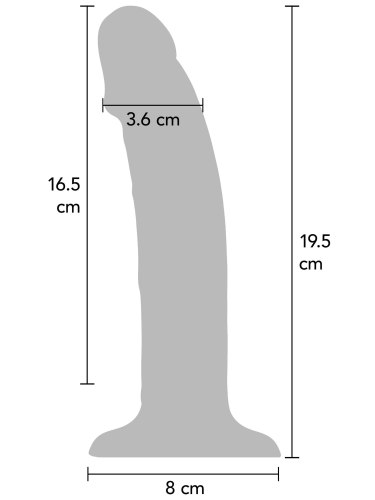 Realistický vibrátor s přísavkou Get Real