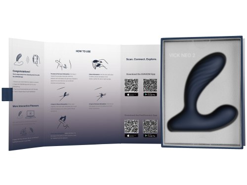 Interaktivní hřejivý vibrátor na prostatu a hráz Svakom Vick Neo 2