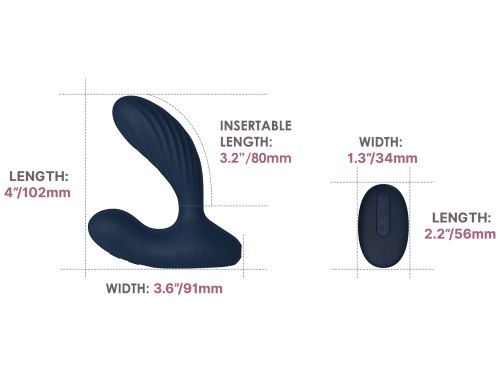 Interaktivní hřejivý vibrátor na prostatu a hráz Svakom Vick Neo 2