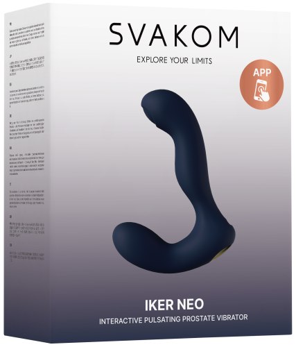 Interaktivní pulzační vibrátor na prostatu a hráz Svakom Iker Neo