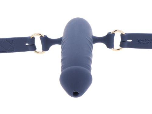 Uzamykatelný silikonový roubík s dildem Taboom