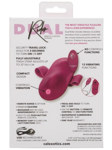 Vibrační podložka s popruhem DUAL Rider