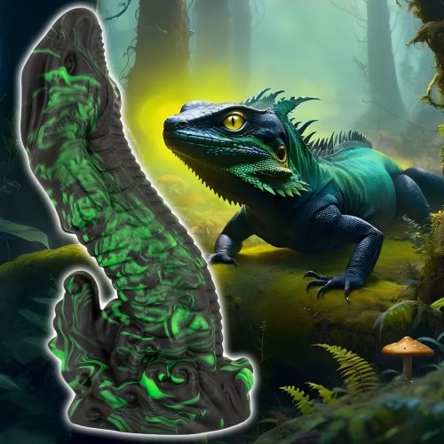 Dildo s přísavkou Lizard Peak