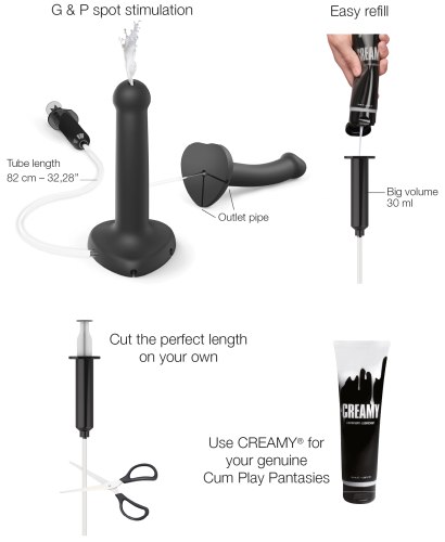 Stříkací dildo Strap-On-Me (L)