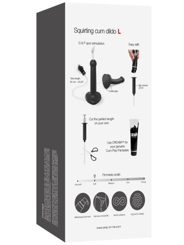 Stříkací dildo Strap-On-Me (L)