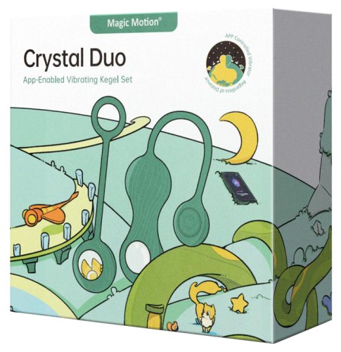 Sada vaginálních činek Crystal Duo