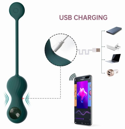 Sada vaginálních činek Crystal Duo