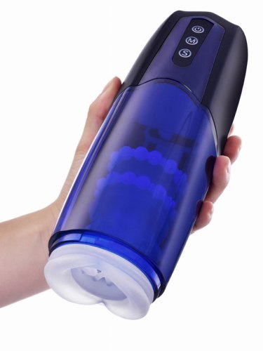 Interaktivní přirážecí a vibrační masturbátor Xone