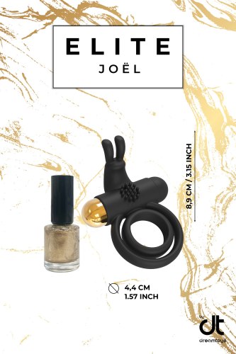Vibrační dvojitý erekční kroužek Elite Joel