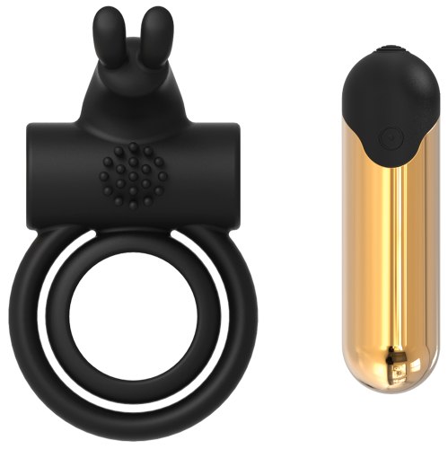 Vibrační dvojitý erekční kroužek Elite Joel