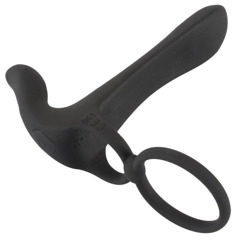 Párový vibrátor s kroužky na penis Black Velvets