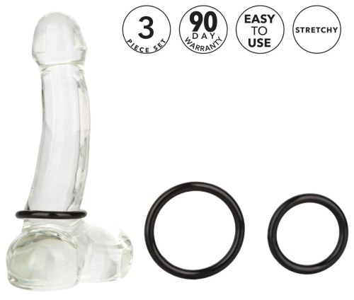 Sada erekčních kroužků Tri-Rings, 3 ks