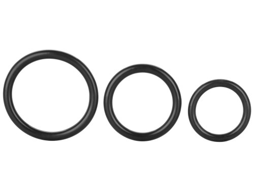 Sada erekčních kroužků Tri-Rings, 3 ks