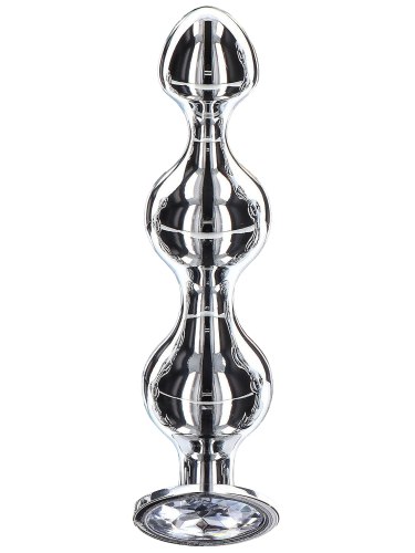 Anální kuličky se šperkem Diamond Star Beads Medium