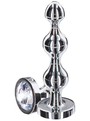 Anální kuličky se šperkem Diamond Star Beads Large