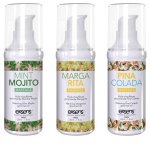 Sada hřejivých intimních masážních olejů Exsens Let's Celebrate!, 3x 30 ml