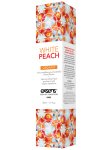 Hřejivý intimní masážní olej Exsens White Peach Organic, 50 ml
