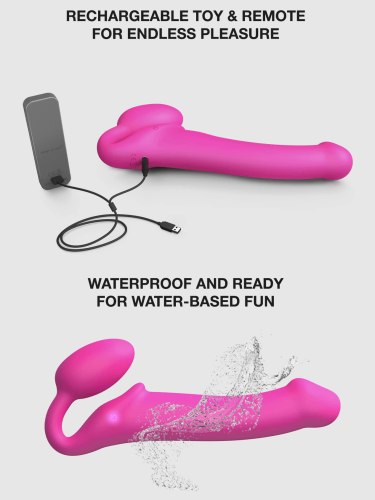 Tvarovatelný samodržící vibrační strapon Strap-On-Me (M)