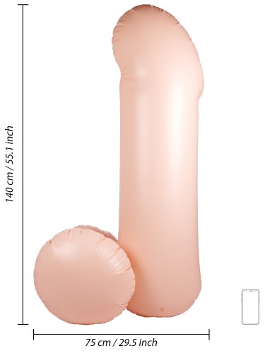 Nafukovací penis Blow Me Up! XL, 140 cm