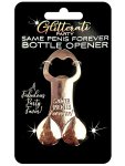 Otvírák na lahve ve tvaru penisu