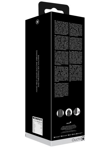 Realistický přirážecí vibrátor s varlaty Ouch!