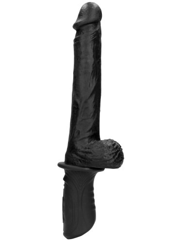 Realistický přirážecí vibrátor s varlaty Ouch!