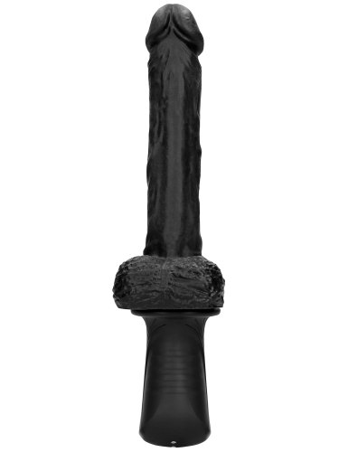 Realistický přirážecí vibrátor s varlaty Ouch!