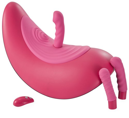 Vibrační sedátko se 3 nástavci Vibepad Ride-On