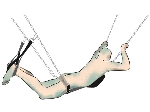 Závěsná erotická houpačka Sex Swing