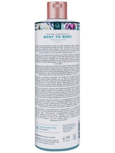 Masážní olej Body To Body, 500 ml