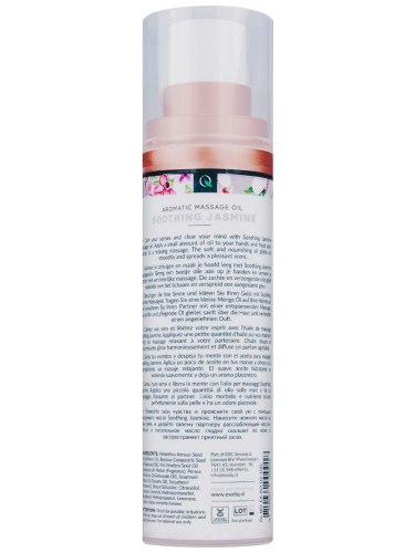 Masážní olej Soothing Jasmine, 100 ml