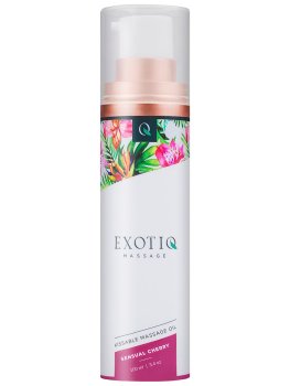 Slíbatelný masážní olej Exotiq Sensual Cherry, 100 ml – Masážní oleje