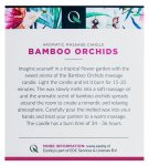 Masážní svíčka Bamboo Orchids, 200 g