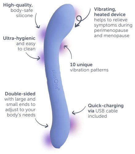 Oboustranný hřejivý vibrátor plusOne