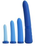 Sada hřejivých vibračních vaginálních dilatátorů plusOne, 4 ks