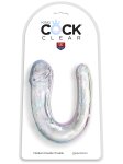 Dvojité realistické dildo King Cock Clear Medium Double Trouble