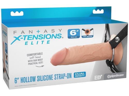 Dutý připínací penis Fantasy X-tensions Elite 6"