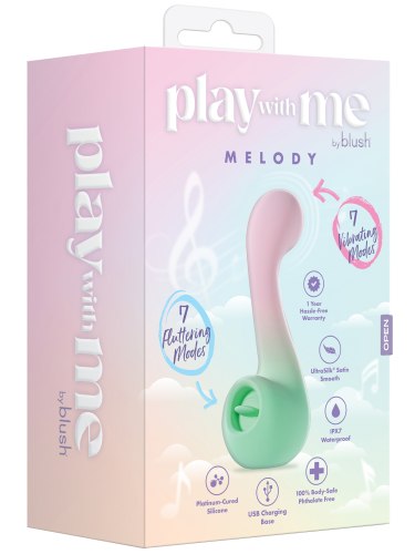 Vibrátor/stimulátor s jazýčkem Melody