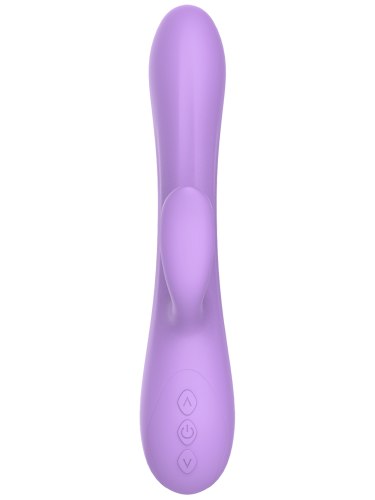 Vibrátor s králíčkem Essentials Purple Rain