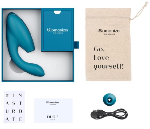 Vibrátor s pulzační stimulací klitorisu Womanizer Duo 2